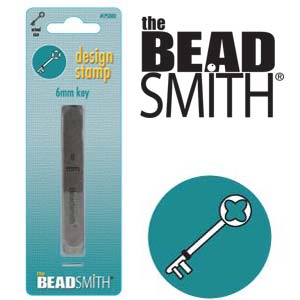 Key Design Stamp 6mm The BEADSMITH