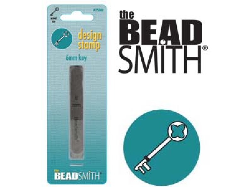 Key Design Stamp 6mm The BEADSMITH