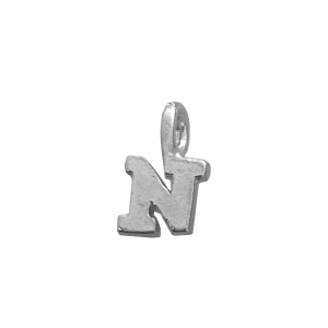 Sterling Silver 925 Letter N Charm