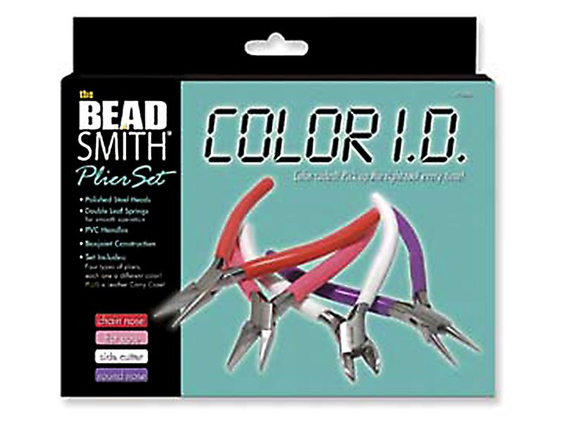 4-PIECE "COLOR ID" PLIER SET