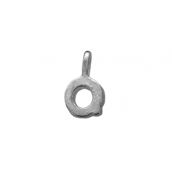 Sterling Silver 925 Letter Q Charm