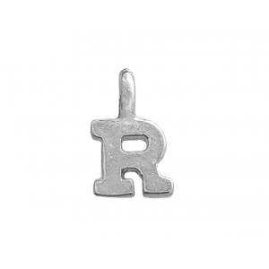 Sterling Silver 925 Letter R Charm