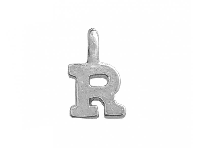 Sterling Silver 925 Letter R Charm