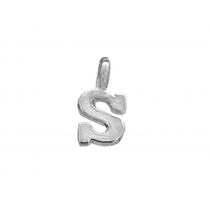 Sterling Silver 925 Letter S Charm