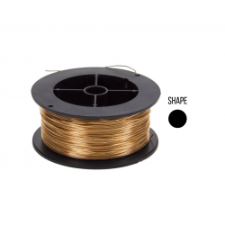 18K Round Wire 0.5mm, yellow 