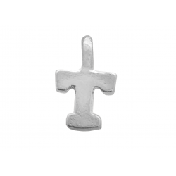 Sterling Silver 925 Letter T Charm
