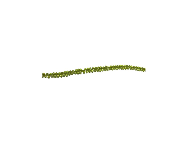 Peridot  Badamche / Drops/ Brioletts Chooker Side Drilled Beads                      