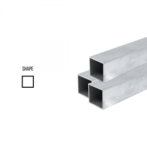 Sterling Silver 925 Square Tube ex. D 11mm, 0.5mm wall