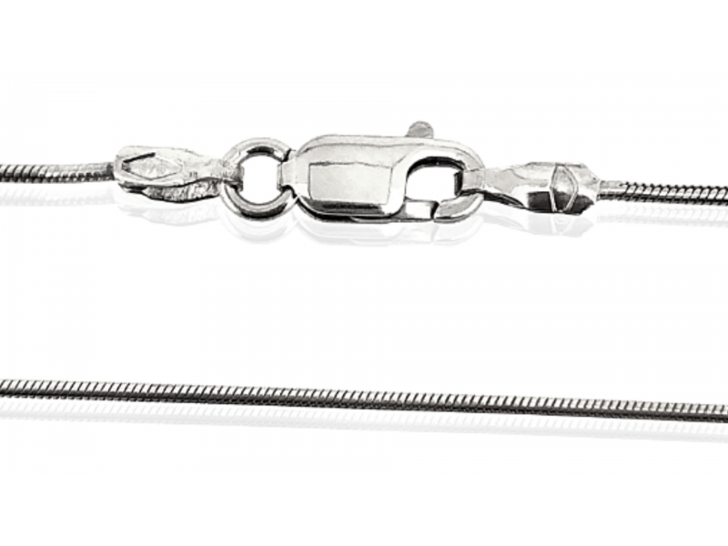 Ready Made Sterling Silver 925 Snake Chain - 1.6 mm / 22"