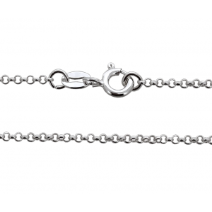 Ready Made Sterling Silver 925 Rolo Belcher Chain - 1.75mm / 18"