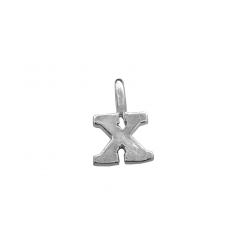 Sterling Silver 925 Letter X Charm