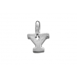 Sterling Silver 925 Letter Y Charm