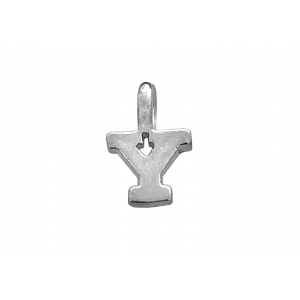 Sterling Silver 925 Letter Y Charm