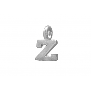 Sterling Silver 925 Letter Z Charm