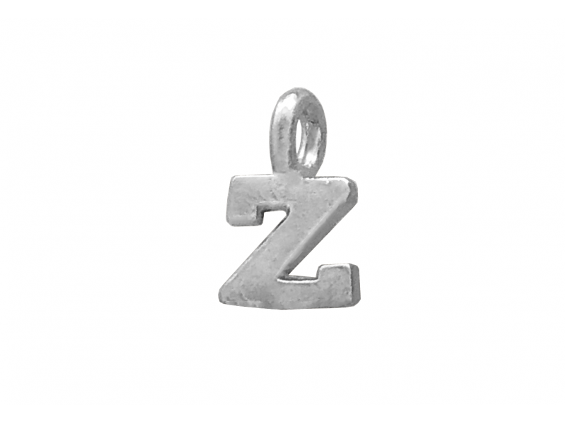 Sterling Silver 925 Letter Z Charm