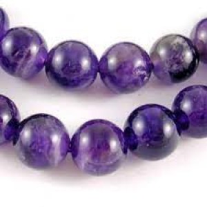Amethyst Round Beads, Dark Coloured - 14 mm