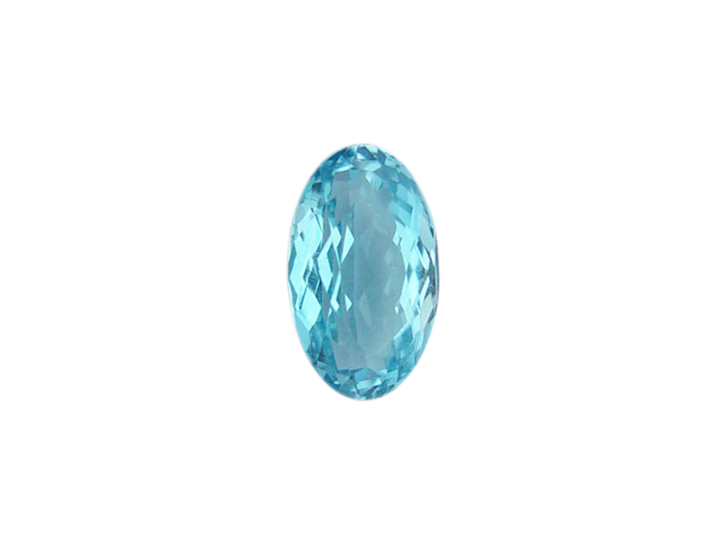 Aquamarine Cut Stone, Oval - 3 x 4mm