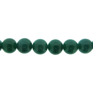 Onyx Green Round Beads, 12 mm    