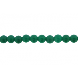 Onyx Green Round Beads, 8 mm