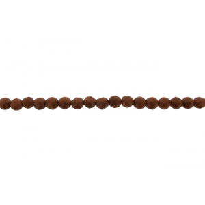 Sandstone Brown Faceted Beads, 6 mm