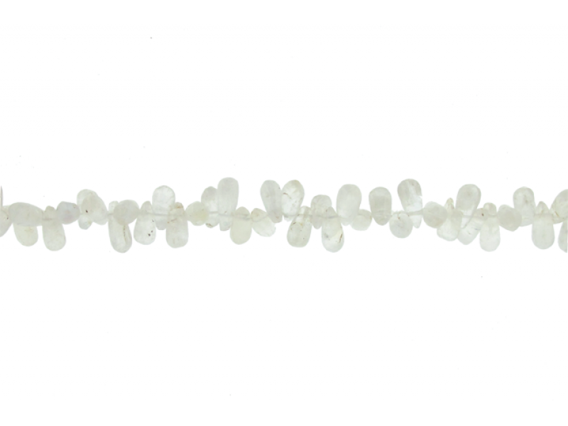 Rainbow Moonstone Drops Side Drilled Beads              