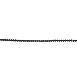 Onyx Black Round Beads - 4 mm             