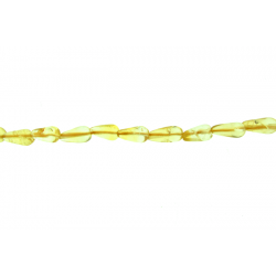 Citrine Drops Long Drilled Beads
