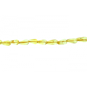 Citrine Drops Long Drilled Beads