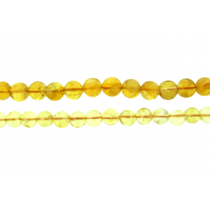 Citrine Round  Beads, 7 - 8 mm