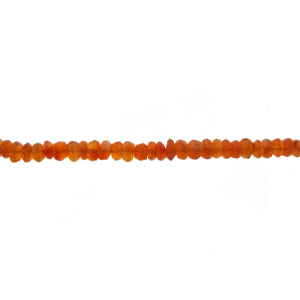 Carnelian Faceted Beads 3.5 to 4.5mm                   