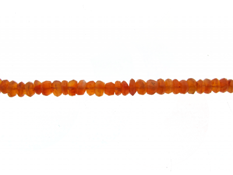 Carnelian Faceted Beads                                