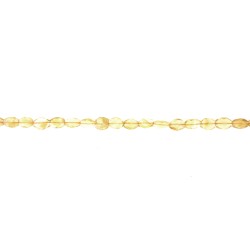 Citrine Oval Faceted Beads                             