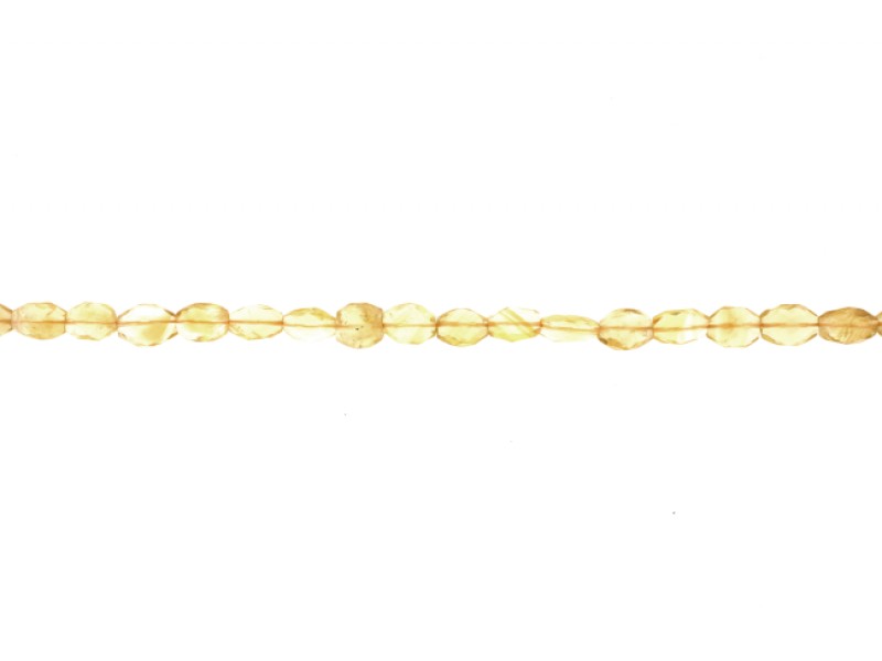 Citrine Oval Faceted Beads                             