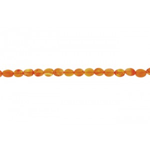 Carnelian Oval Beads                                    