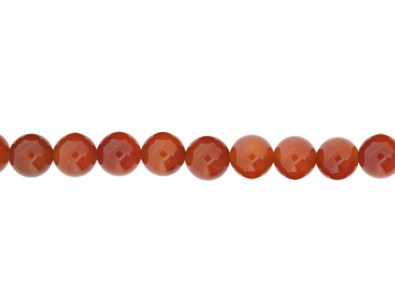 Carnelian Round  Beads, 12 mm