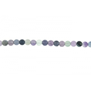 Fluorite Round Beads, 8 mm