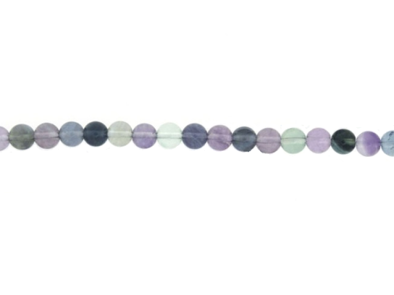 Fluorite Round Beads, 8 mm