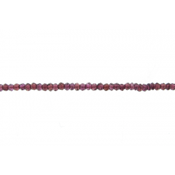 Garnet Faceted Beads, Special Cut 3mm