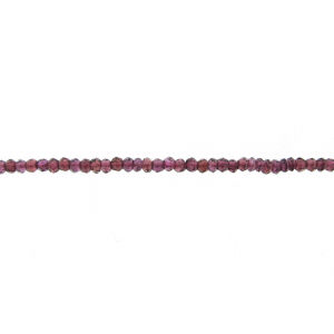 Garnet Faceted Beads, Special Cut 3mm