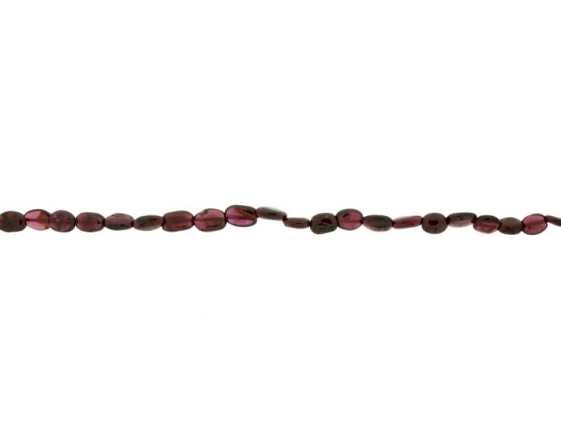 Garnet Oval Beads                                       