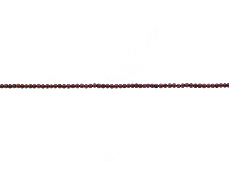 Garnet Round Beads, 2.5 mm   