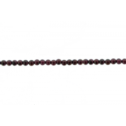 Garnet Round Beads, 4 mm                        