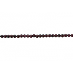 Garnet Round Beads, 4 mm                        