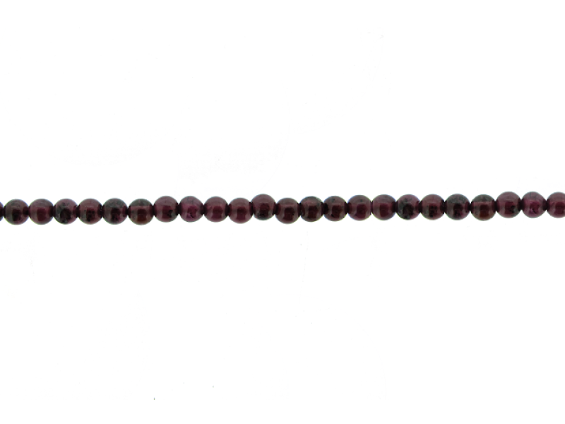 Garnet Round Beads 4mm                        