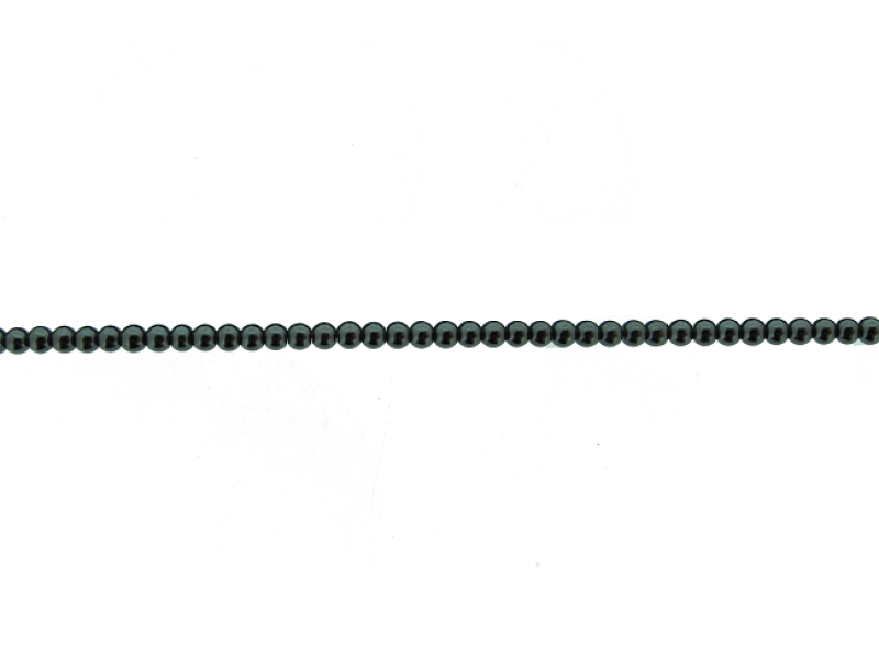 Hematite Round Beads, 2 mm                                      