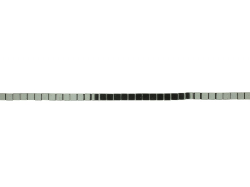 Hematite Square Beads 4mm              