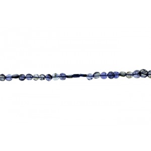 Iolite Coin Beads