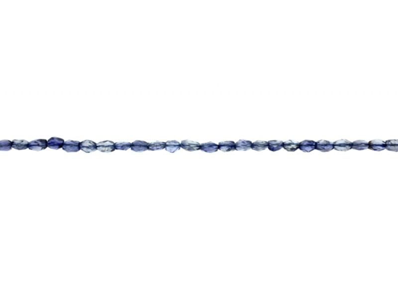 Iolite Oval Faceted Beads                               