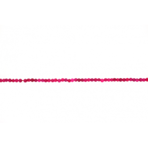 Jade Red Round Dyed Beads     