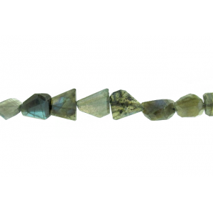 Labradorite Tumble Faceted Beads